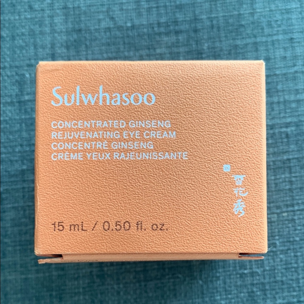 NWT NEW SULWHASOO CONCENTRATED GINSENG REJUVENATING EYE CREAM lines bags wrinkle - Picture 9 of 14